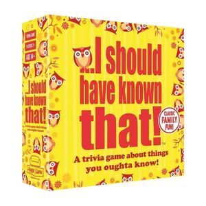 I Should Have Known That Trivia Game New 440 Questions Family Party